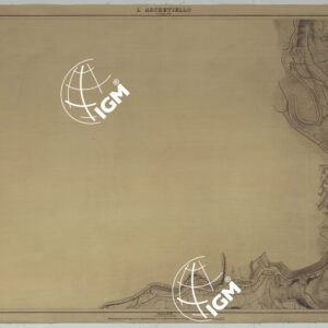 PIANTA DELLA CITTA' DI NAPOLI EDIZIONE A FOGLI MONTATI SU TELA E CON CURVE BATOMETRICHE - FOGLIO 11 L'ARCHITIELLO.