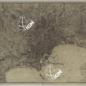 PIANTA DELLA CITTA' DI NAPOLI E DE' SUOI CONTORNI DELINEATA  ED INCISA NEL REALE OFFICIO TOPOGRAFICO DELLA GUERRA, NAPOLI 1828-73.