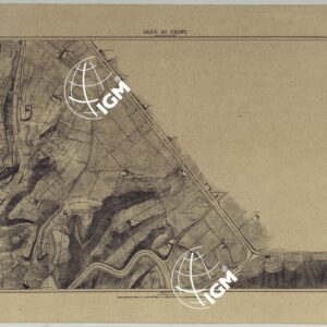 PIANTA TOPOGRAFICA DELLA CITTA' DI NAPOLI ALLA SCALA DI 1:4.000 - FOGLIO 5 CAPO DI CHINO.