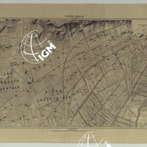 PIANTA TOPOGRAFICA DELLA CITTA' DI NAPOLI ALLA SCALA DI 1:4.000 - FOGLIO 9-10 POGGIO REALE.