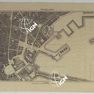 PIANTA TOPOGRAFICA DELLA CITTA' DI NAPOLI ALLA SCALA DI 1:4.000 - FOGLIO 18 PALAZZO REALE.