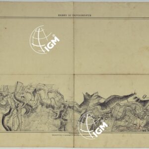 PIANTA TOPOGRAFICA DELLA CITTA' DI NAPOLI ALLA SCALA DI 1:4.000 EDIZIONE CON APPROVAZIONE PER AGGIORNAMENTI CATASTALI - FOGLIO 1 EREMO DI CAPODIMONTE.