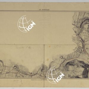 PIANTA TOPOGRAFICA DELLA CITTA' DI NAPOLI ALLA SCALA DI 1:4.000 EDIZIONE CON APPROVAZIONE PER AGGIORNAMENTI CATASTALI - FOGLIO 3 LO SCUDILLO.