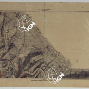PIANTA TOPOGRAFICA DELLA CITTA' DI NAPOLI ALLA SCALA DI 1:4.000 EDIZIONE CON APPROVAZIONE PER AGGIORNAMENTI CATASTALI - FOGLIO 5 CAPO DI CHINO.