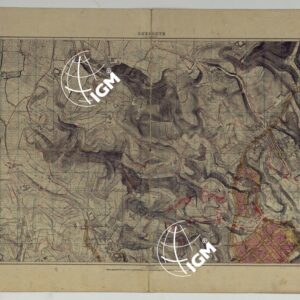 PIANTA TOPOGRAFICA DELLA CITTA' DI NAPOLI ALLA SCALA DI 1:4.000 EDIZIONE CON APPROVAZIONE PER AGGIORNAMENTI CATASTALI - FOGLIO 7 DUEPORTE.