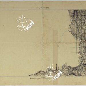 PIANTA TOPOGRAFICA DELLA CITTA' DI NAPOLI ALLA SCALA DI 1:4.000 EDIZIONE CON APPROVAZIONE PER AGGIORNAMENTI CATASTALI - FOGLIO 11 L'ARCHITIELLO.