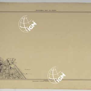 PIANTA TOPOGRAFICA DELLA CITTA' DI NAPOLI ALLA SCALA DI 1:4.000 EDIZIONE CON APPROVAZIONE PER AGGIORNAMENTI CATASTALI - FOGLIO 2 BARRIERA CAPO DI CHINO.