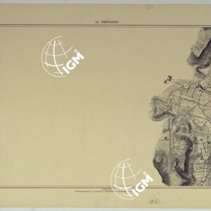 PIANTA TOPOGRAFICA DELLA CITTA' DI NAPOLI ALLA SCALA DI 1:4.000 EDIZIONE CON APPROVAZIONE PER AGGIORNAMENTI CATASTALI - FOGLIO 6 LI CANGIANI.