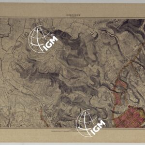 PIANTA TOPOGRAFICA DELLA CITTA' DI NAPOLI ALLA SCALA DI 1:4.000 EDIZIONE CON APPROVAZIONE PER AGGIORNAMENTI CATASTALI - FOGLIO 7 DUEPORTE.