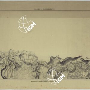 PIANTA TOPOGRAFICA DELLA CITTA' DI NAPOLI ALLA SCALA DI 1:4.000 EDIZIONE CON APPROVAZIONE PER AGGIORNAMENTI CATASTALI - FOGLIO FOGLIO 1 EREMO  DI CAPODIMONTE.