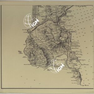 CARTA DEI DINTORNI DI NAPOLI ALLA SCALA DI 1 A 10,000 - FOGLIO 9.