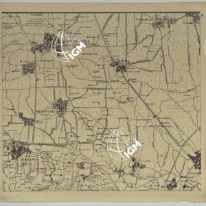 CARTA DEI DINTORNI DI NAPOLI ALLA SCALA DI 1 A 10,000 - FOGLIO 3.