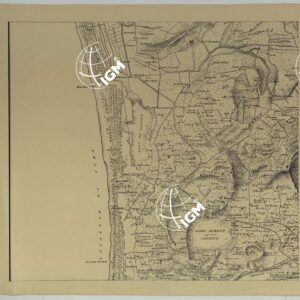 CARTA DEI DINTORNI DI NAPOLI ALLA SCALA DI 1 A 10,000 - FOGLIO 5.