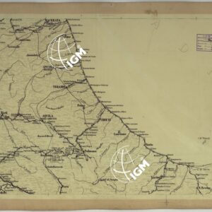 CARTA DELLE FERROVIE E LINEE DI NAVIGAZIONE DEL REGNO D'ITALIA - Foglio XI