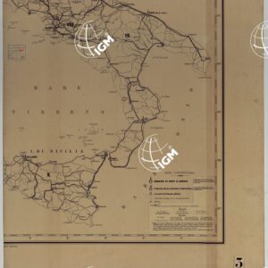 CARTA DIMOSTRATIVA DELLE CIRCOSCRIZIONI MILITARI DEL REGNO D'ITALIA - Foglio 4
