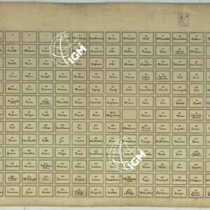 STAMPA DEI CARTELLINI CON NOMI E NUMERI PER I FOGLI A 1:25.000 - 1:50.000 - 1:100.000
