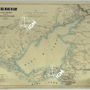 CARTA DEL MARE D'AZOF E PAESI LIMITROFI