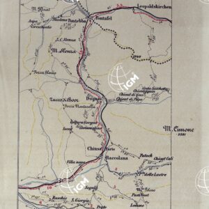 CARTA D' ITALIA DEGLI ALPINI - MODELLO DELLA CARTA ALLA SCALA DI 1:50.000