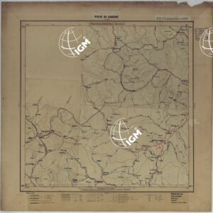 CARTA D'ITALIA DEGLI ALPINI - 2° Copia PIEVE DI CADORE Foglio n. 7