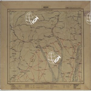 CARTA D'ITALIA DEGLI ALPINI - 2° Copia MANIAGO Foglio n. 20