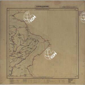 CARTA D'ITALIA DEGLI ALPINI - 2° Copia S. PIETRO AL NATISONE Foglio n. 22
