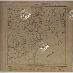 CARTA D'ITALIA DEGLI ALPINI - 2° Copia BASSANO Foglio n. 33