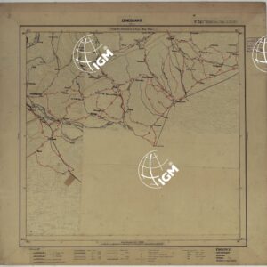 CARTA D'ITALIA DEGLI ALPINI - 2° Copia CONEGLIANO Foglio n. 34