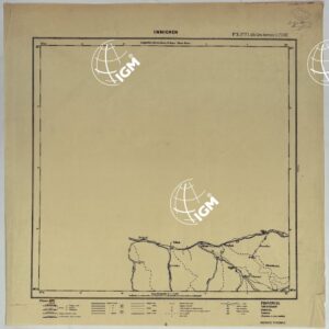 CARTA ITINERARIA D'ITALIA PER GLI ALPINI NORMALI D'ARCHIVIO CON AGGIORNAMENTO FINO AL 1910 EDIZIONE COMPLETA ANNO 1906 - FOGLIO 1 INNICHEN.