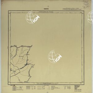 CARTA ITINERARIA D'ITALIA PER GLI ALPINI NORMALI D'ARCHIVIO CON AGGIORNAMENTO FINO 1910 EDIZIONE COMPLETA ANNO 1906 - FOGLIO 10 TARVIS.