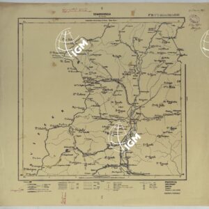 CARTA ITINERARIA D'ITALIA PER GLI ALPINI NORMALI D'ARCHIVIO CON AGGIORNAMENTO FINO AL 1910 EDIZIONE COMPLETA ANNO 1910 - FOGLIO 11 DOMODOSSOLA.