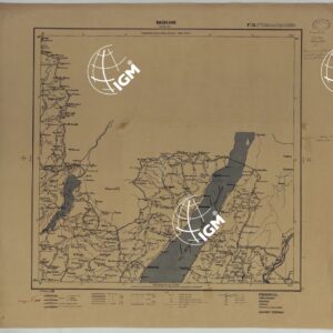 CARTA ITINERARIA D'ITALIA PER GLI ALPINI NORMALI D'ARCHIVIO CON AGGIORNAMENTO FINO AL 1910 EDIZIONE COMPLETA ANNO 1909 - FOGLIO 31 BAGOLINO.
0