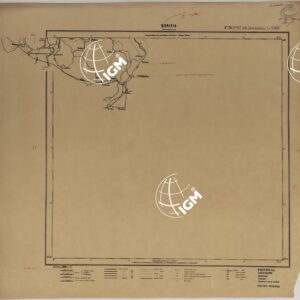CARTA ITINERARIA D'ITALIA PER GLI ALPINI NORMALI D'ARCHIVIO CON AGGIORNAMENTO FINO AL 1910 EDIZIONE COMPLETA ANNO 1906 - FOGLIO 36 GORIZIA.