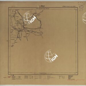 CARTA ITINERARIA D'ITALIA PER GLI ALPINI NORMALI D'ARCHIVIO CON AGGIORNAMENTO FINO AL 1910 EDIZIONE COMPLETA ANNO 1910 - FOGLIO 39 BIELLA.