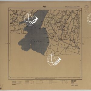 CARTA ITINERARIA D'ITALIA PER GLI ALPINI NORMALI D'ARCHIVIO CON AGGIORNAMENTO FINO AL 1910 EDIZIONE COMPLETA ANNO 1905 - FOGLIO 41 SALO'.