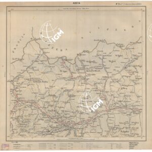 CARTA ITINERARIA D'ITALIA EDIZIONE 1906 - FOGLIO 24 AOSTA