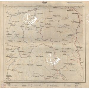 CARTA ITINERARIA D'ITALIA EDIZIONE 1887 - FOGLIO 26 VARALLO