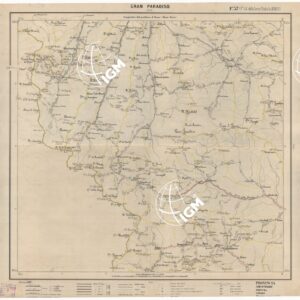 CARTA ITINERARIA D'ITALIA EDIZIONE 1906 - FOGLIO 37 GRAN PARADISO
