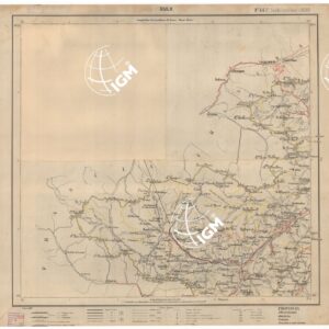 CARTA ITINERARIA D'ITALIA EDIZIONE 1899 - FOGLIO 44 OULX