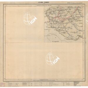 CARTA ITINERARIA D'ITALIA EDIZIONE 1896 - FOGLIO 47 CESANA TORINESE