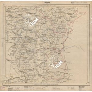 CARTA ITINERARIA D'ITALIA EDIZIONE 1906 - FOGLIO 48 PINEROLO