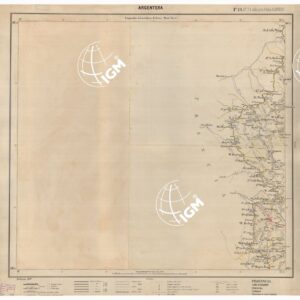 CARTA ITINERARIA D'ITALIA EDIZIONE 1899 - FOGLIO 49 ARGENTERA