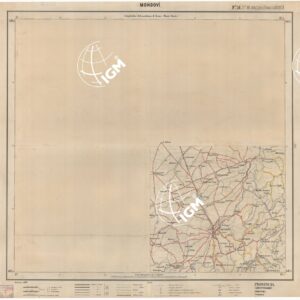 CARTA ITINERARIA D'ITALIA EDIZIONE 1899 - FOGLIO 51 MONDOVI'