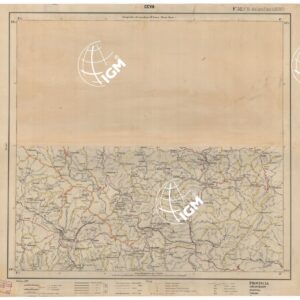 CARTA ITINERARIA D'ITALIA EDIZIONE 1899 - FOGLIO 52 CEVA