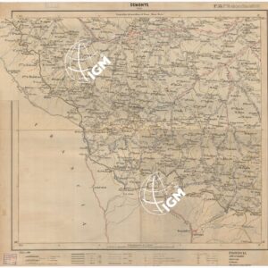 CARTA ITINERARIA D'ITALIA EDIZIONE 1906 - FOGLIO 53 DEMONTE