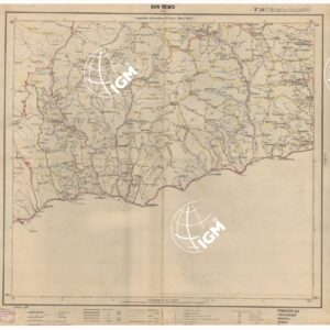CARTA ITINERARIA D'ITALIA EDIZIONE 1899 - FOGLIO 56 SAN REMO
