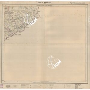 CARTA ITINERARIA D'ITALIA EDIZIONE 1899 - FOGLIO 57 PORTO MAURIZIO