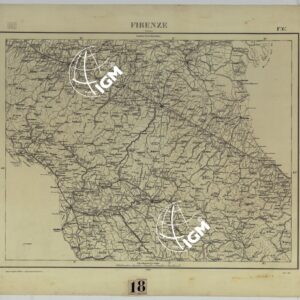 CARTA D'ITALIA - F°. 6 FIRENZE.