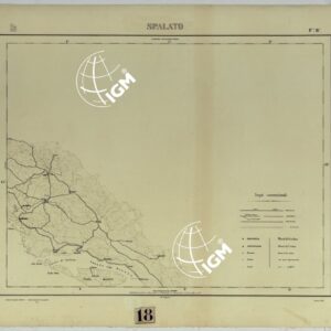 CARTA D'ITALIA - F°. 8 SPALATO.