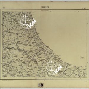 CARTA D'ITALIA - F°. 11 CHIETI.