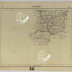 CARTA D'ITALIA - F°. 17 CAGLIARI.
